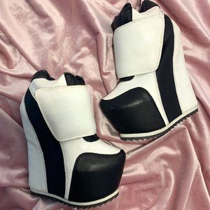 RARE Jeffrey Campbell "Succession" Wedge Sneakers